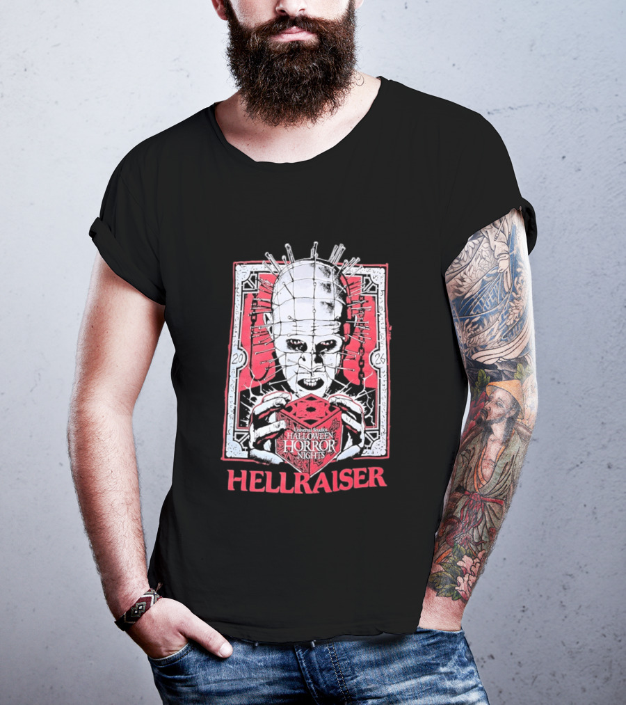Universal Studios Halloween Horror Nights 2026 Pinhead Hellraiser T-Shirt