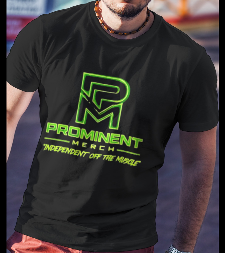 Prominent Merch Independent Off The Muscle Neon Crown T-Shirt