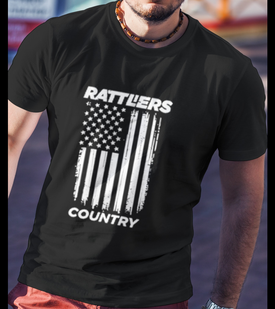 Rattlers Country American Flag T-Shirt