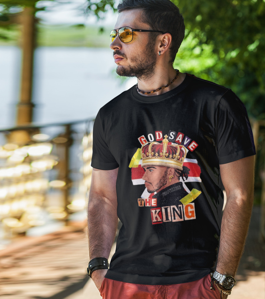 God Save The King Lewis Hamilton Crowned British Champion T-Shirt