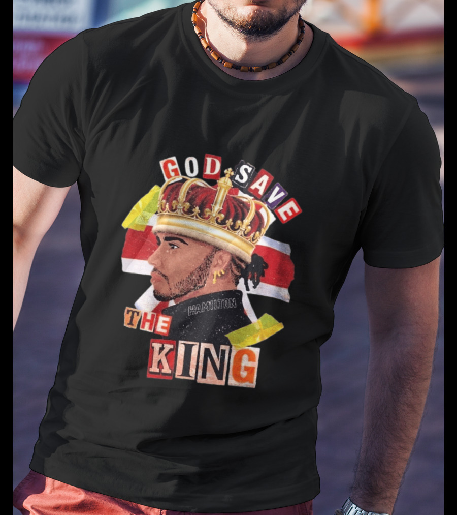 God Save The King Lewis Hamilton Crowned British Champion T-Shirt