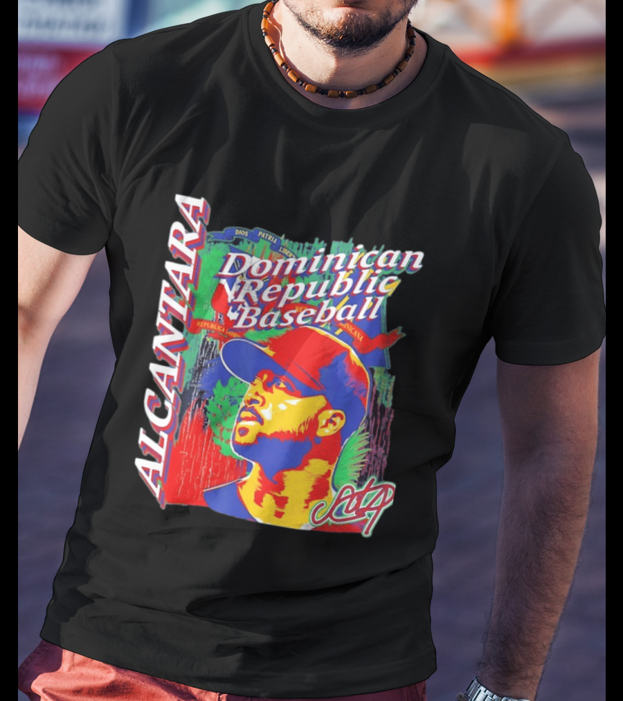 Alcantara Dominican Republic Baseball MLB Sandy T-Shirt