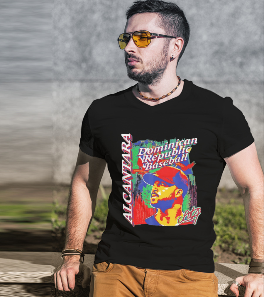 Alcantara Dominican Republic Baseball MLB Sandy T-Shirt