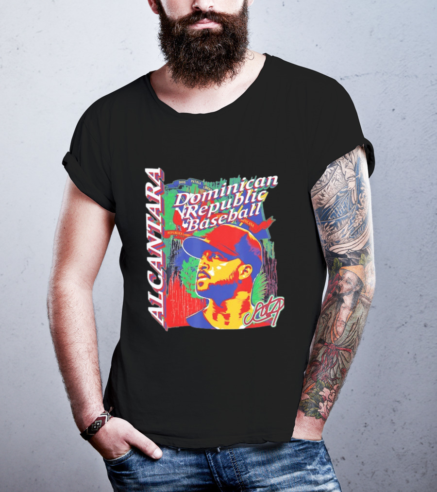 Alcantara Dominican Republic Baseball MLB Sandy T-Shirt