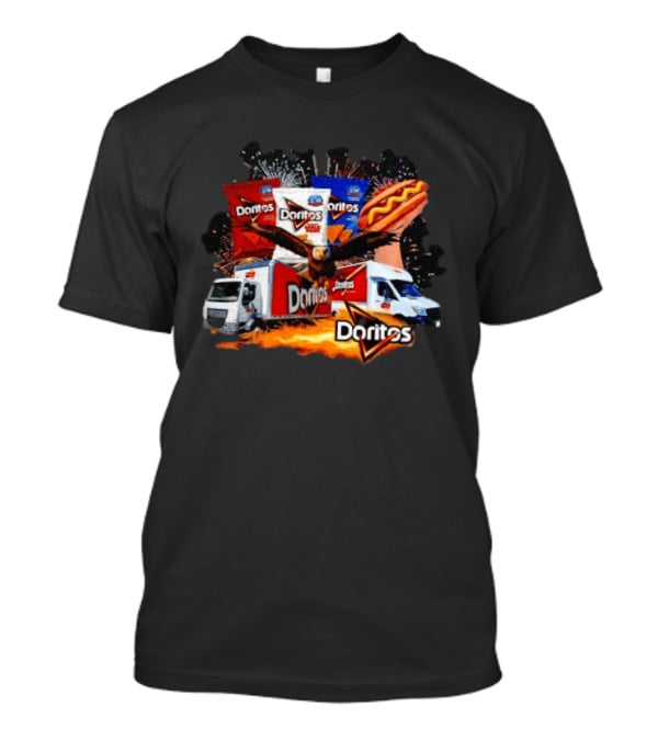 Doritos Hotdog Eagle Truck Fireworks Snack Explosion T-Shirt