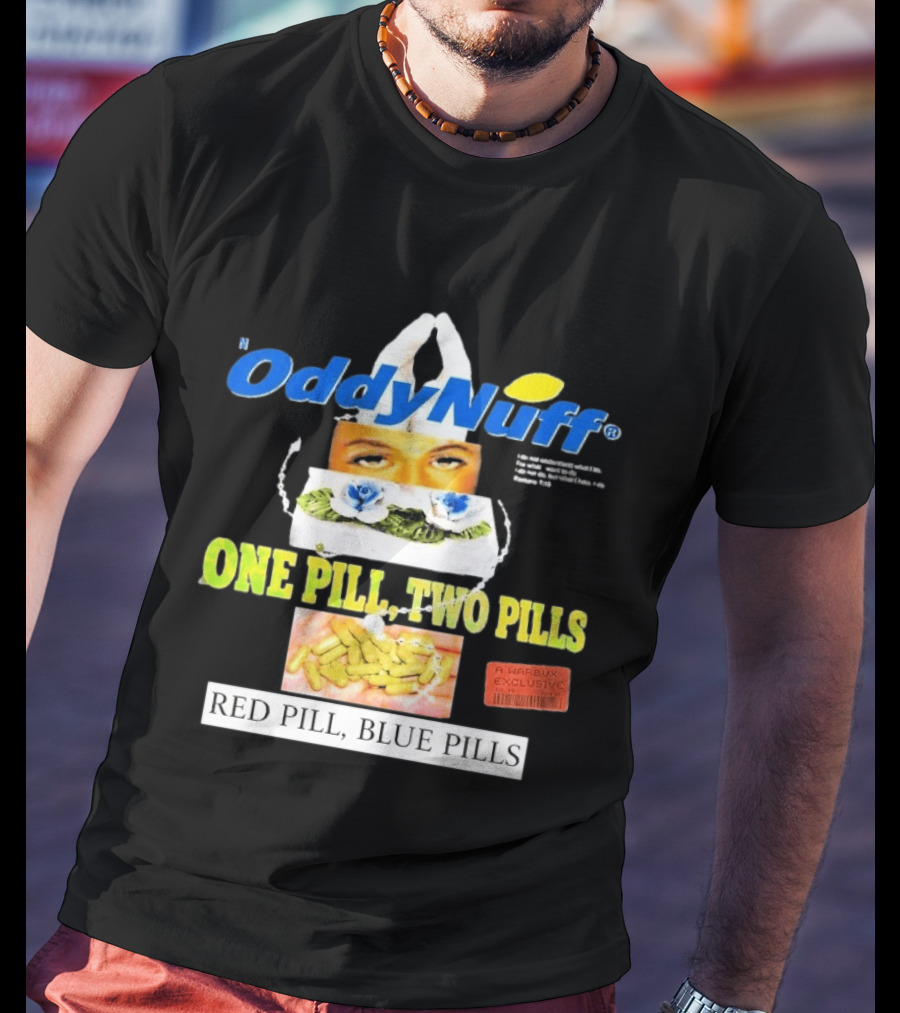 Oddy Nuff Suicideboys One Pill Two Pills Red Pill Blue Pills Jesus Eyes T-Shirt