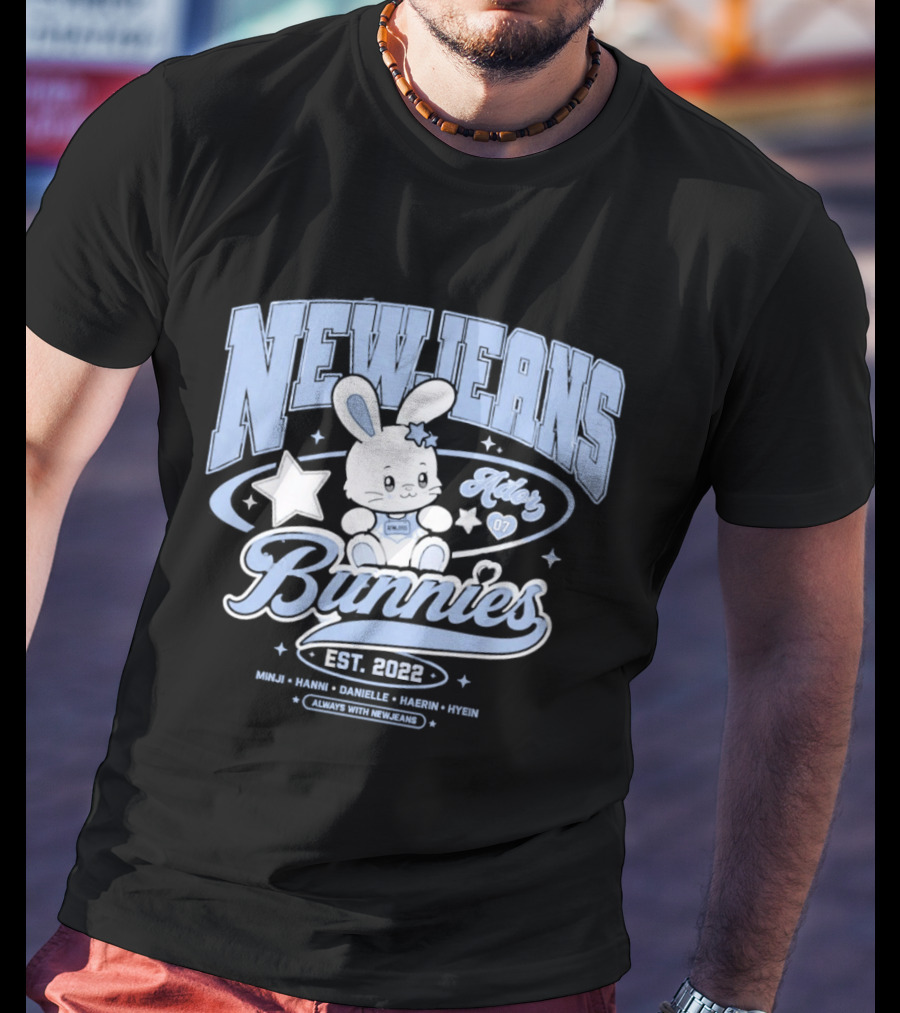 NewJeans Bunnies Est 2022 Haerin Minji Hanni Danielle Hyein Always With NewJeans T-Shirt