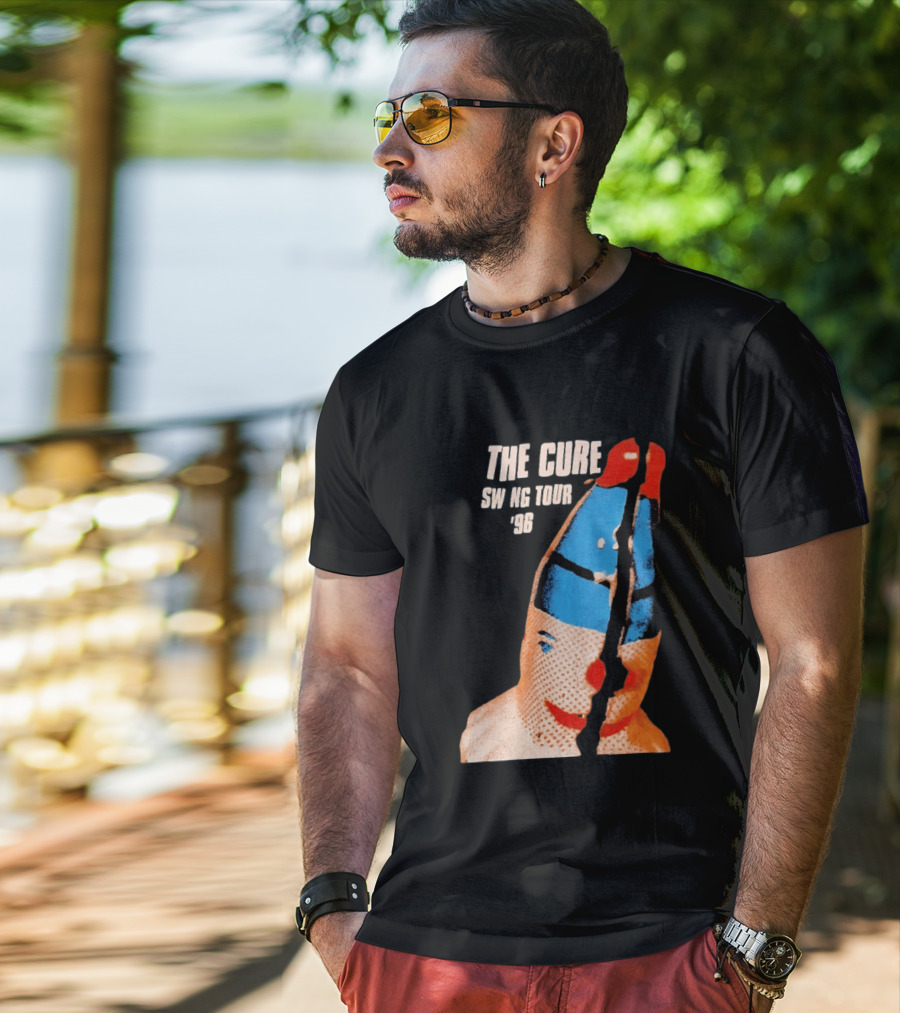 The Cure Swing Tour 96 Clown Face T-Shirt