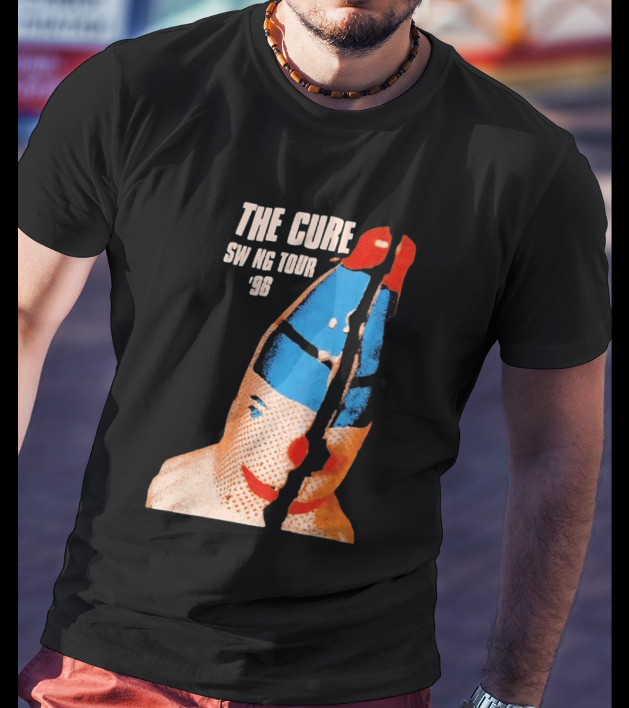 The Cure Swing Tour 96 Clown Face T-Shirt