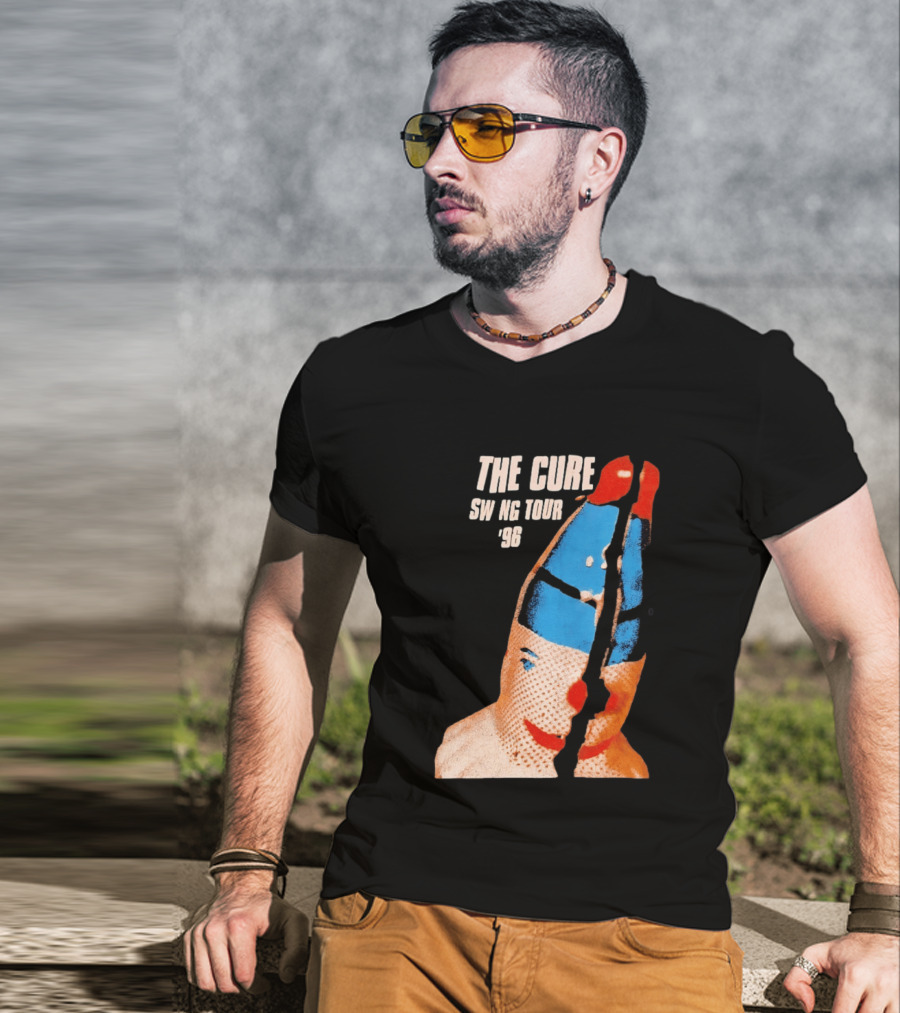 The Cure Swing Tour 96 Clown Face T-Shirt