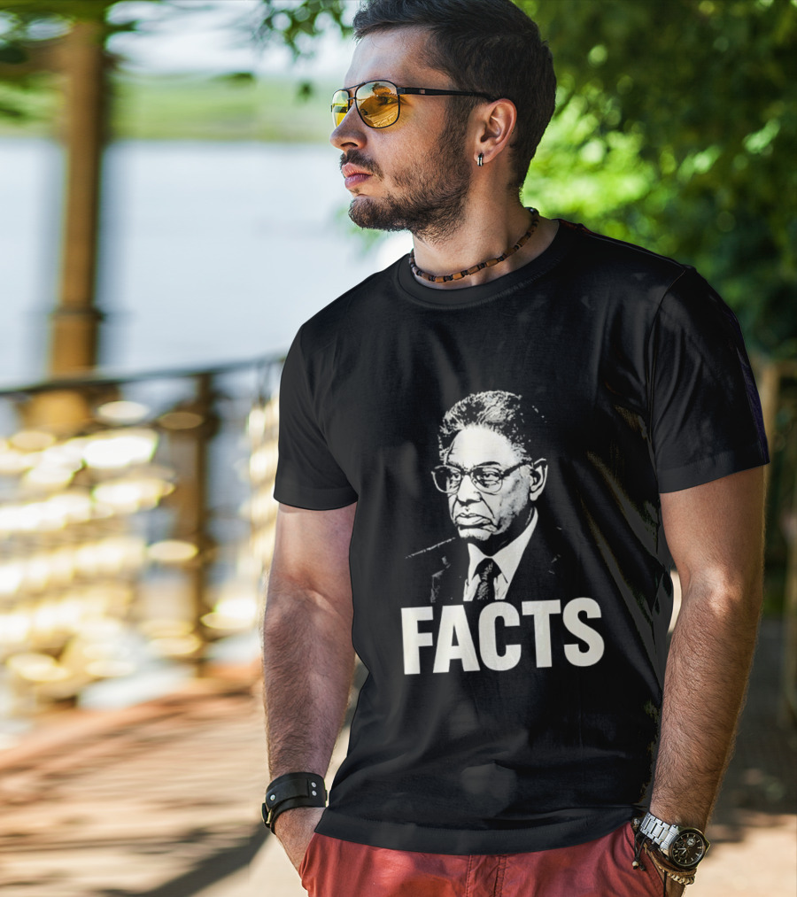 Thomas Sowell Facts Portrait Realism T-Shirt