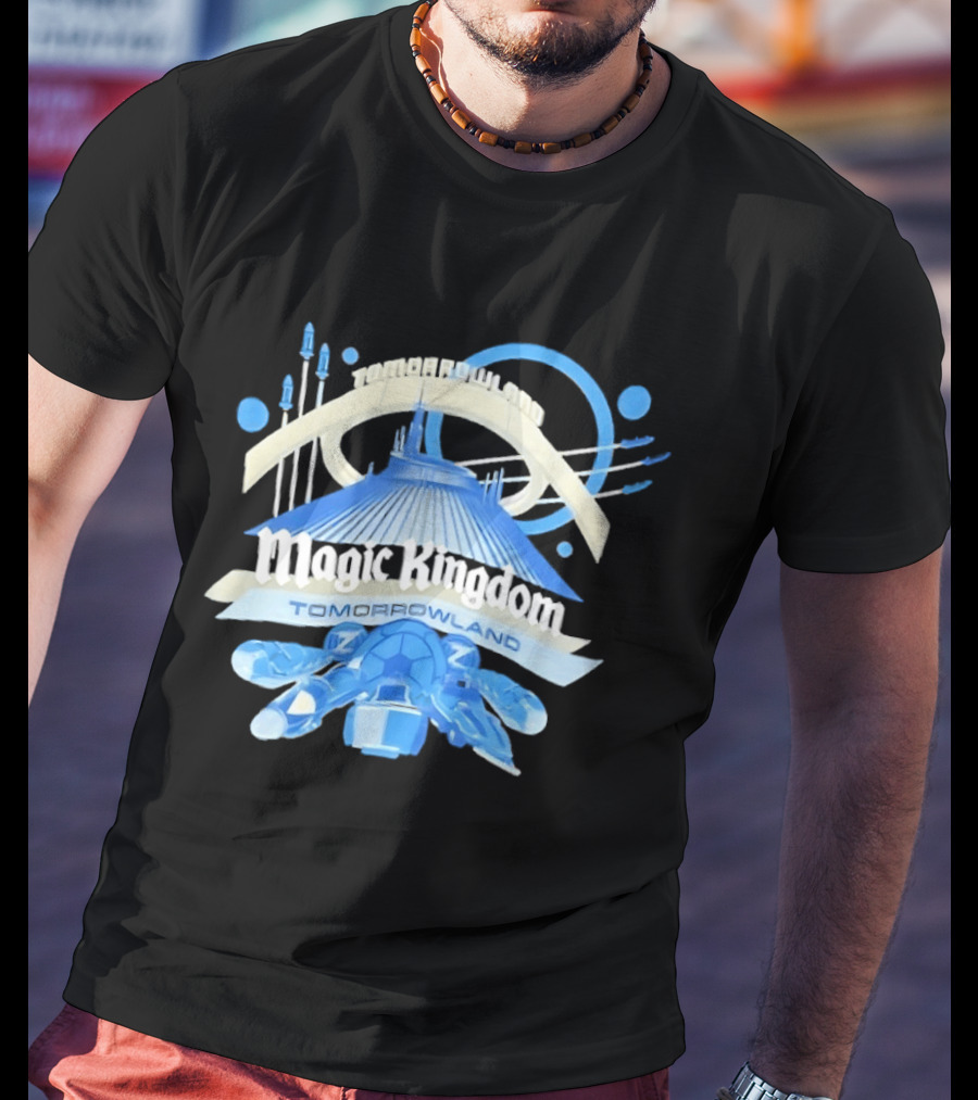 Tomorrowland Magic Kingdom Walt Disney World Spaceship And Futuristic T-Shirt