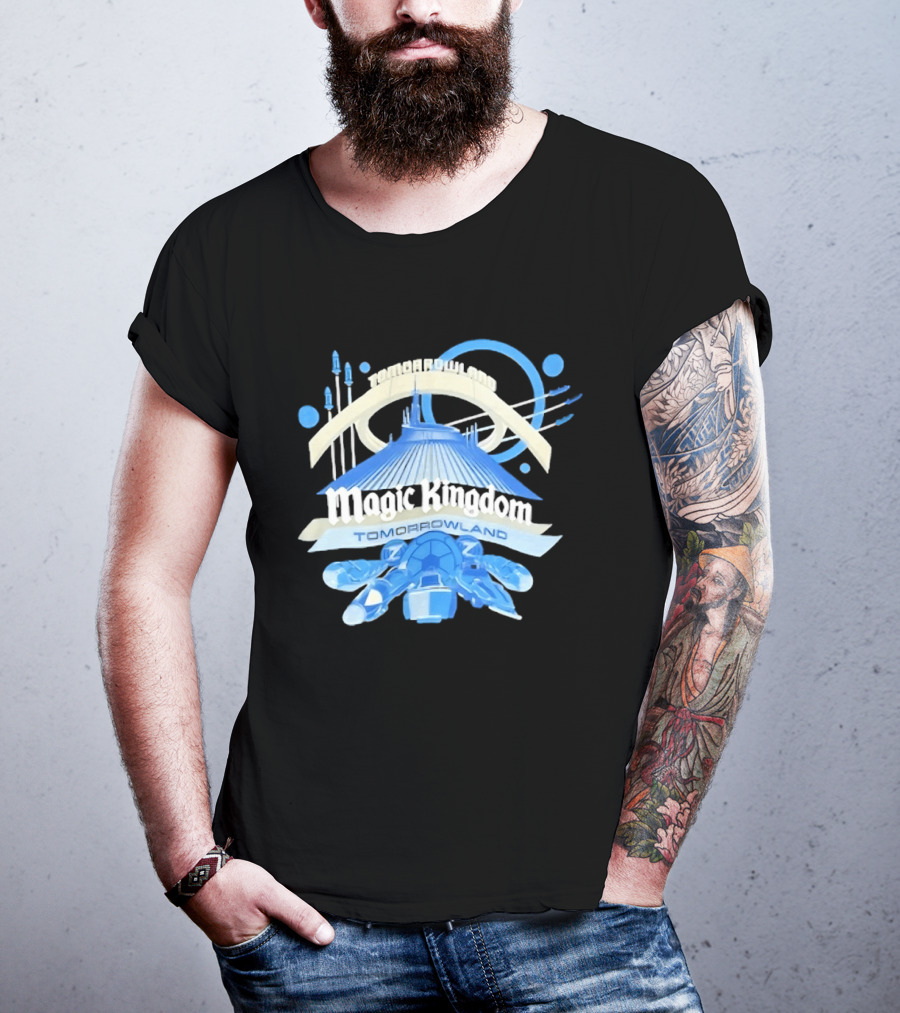 Tomorrowland Magic Kingdom Walt Disney World Spaceship And Futuristic T-Shirt