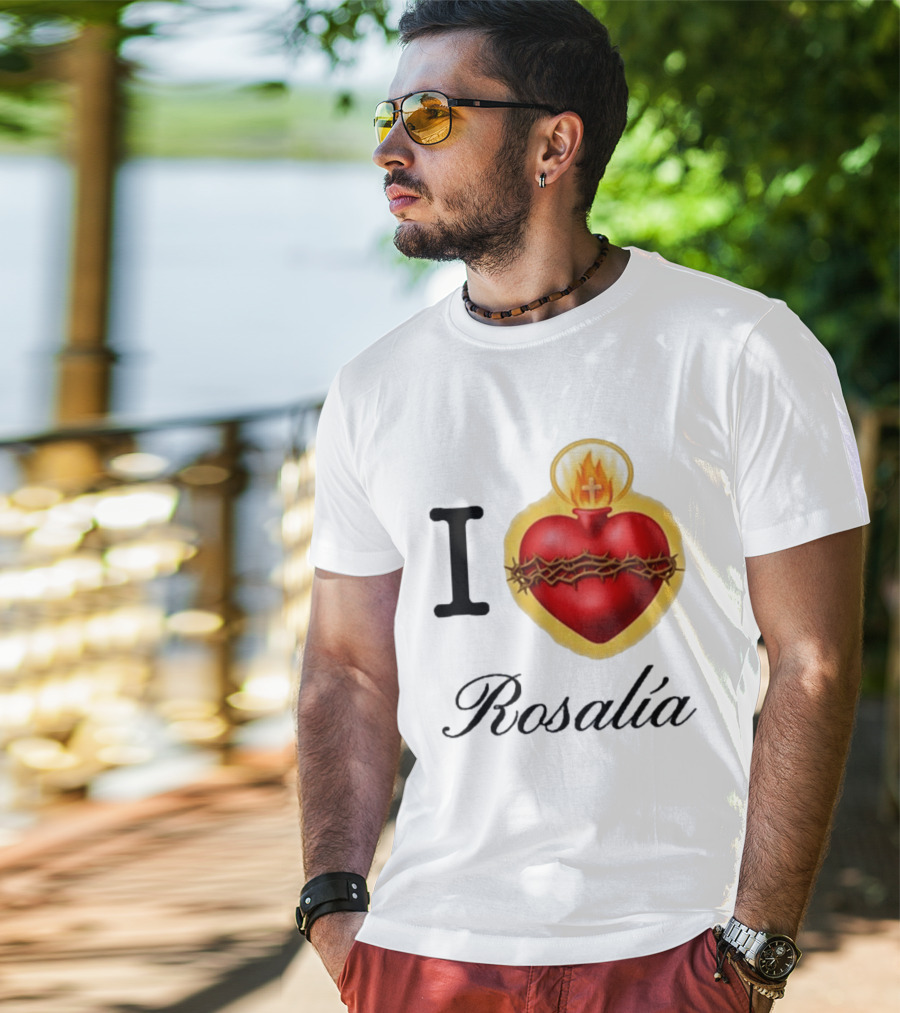 I Love Rosalía Sacred Heart T-Shirt