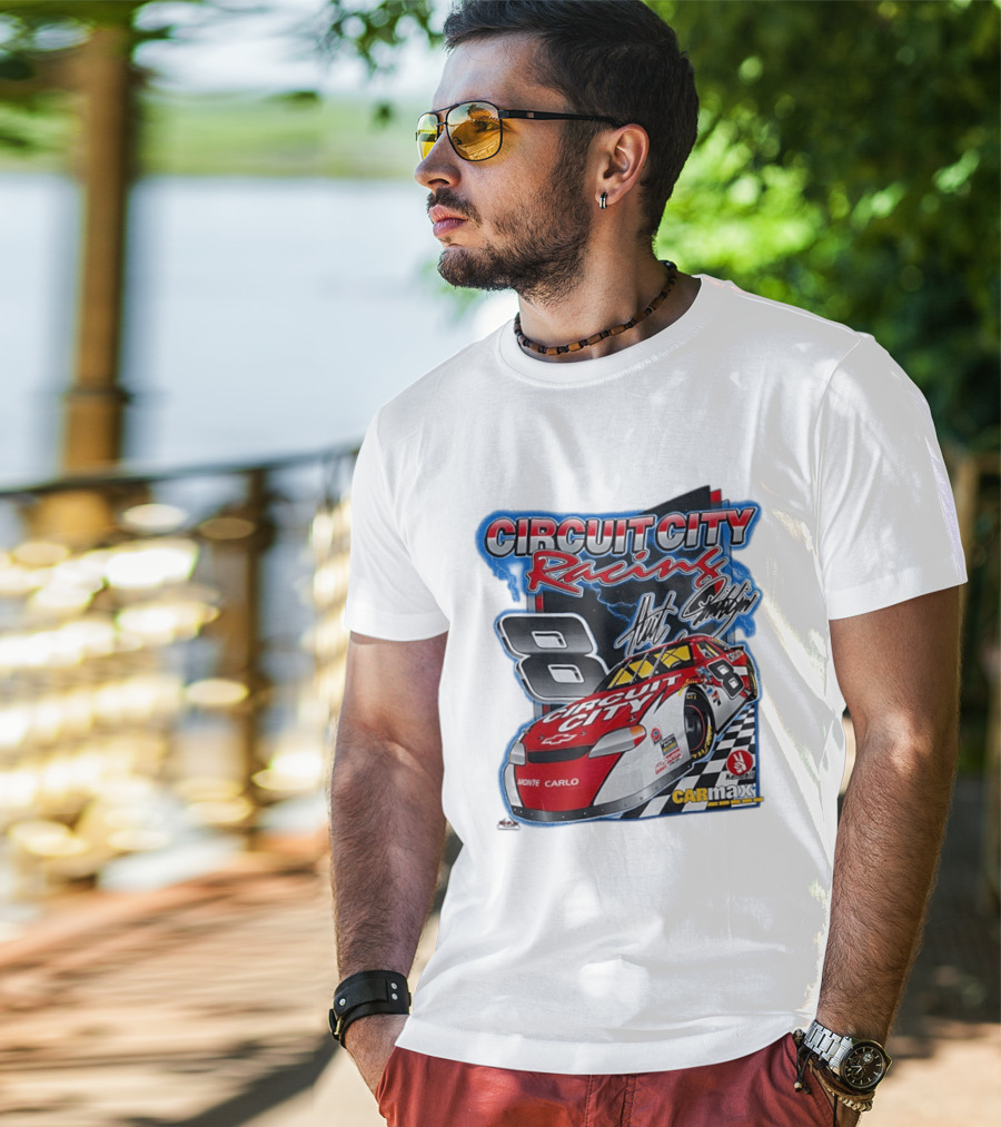 Circuit City Racing Monte Carlo 8 Chevrolet Carmax Kendall NASCAR T-Shirt