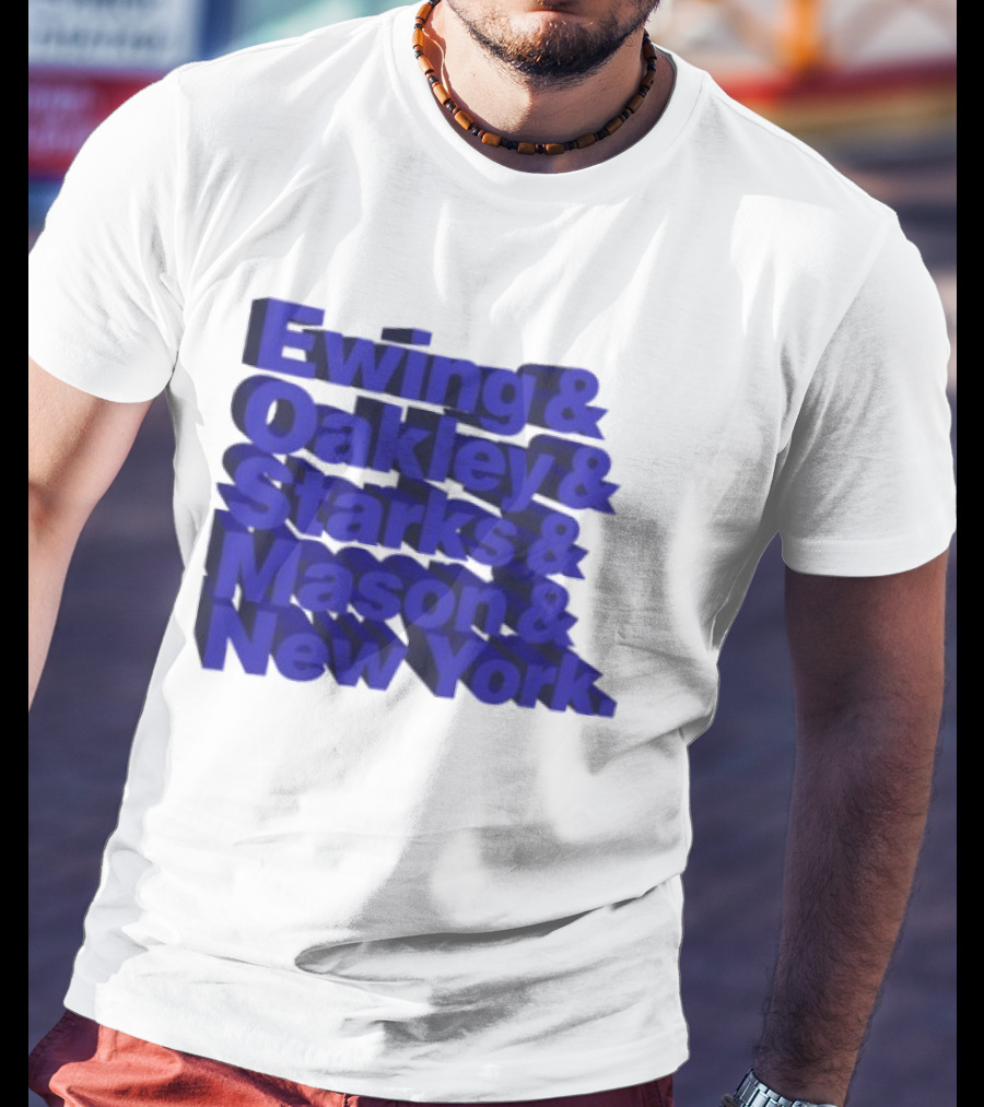 Ewing Oakley Starks Mason New York Knicks Legends T-Shirt
