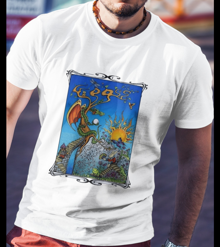 Goose July 2026 Boston Dragon Fantasy Art Leader Bank Pavilion T-Shirt