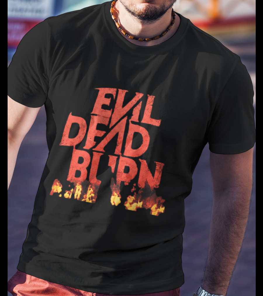 2026 Souheila Yacoub Evil Dead Burn Movie Fire Letters T-Shirt