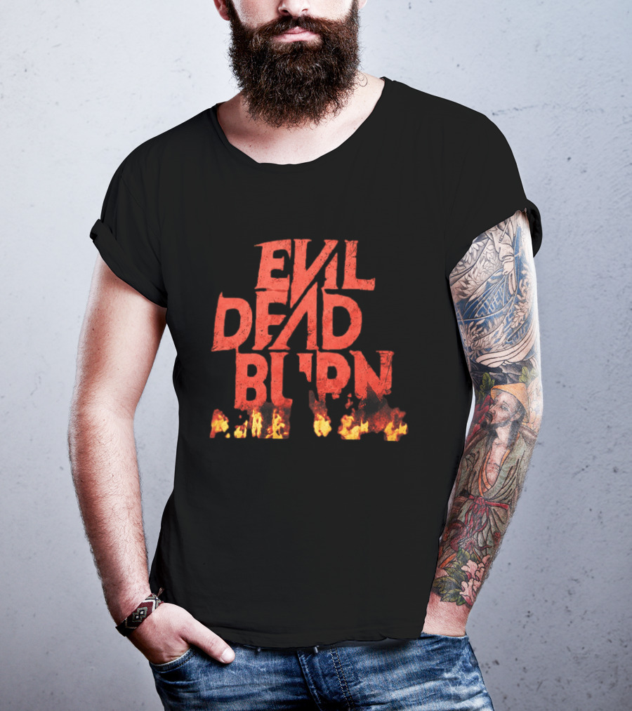 2026 Souheila Yacoub Evil Dead Burn Movie Fire Letters T-Shirt