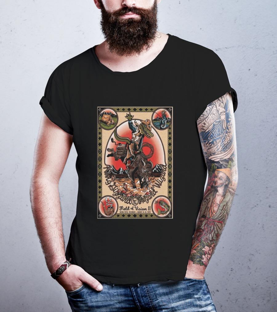 King Gizzard And The Lizard Wizard Field Of Vision II Buena Vista Colorado August 14 16 2026 T-Shirt