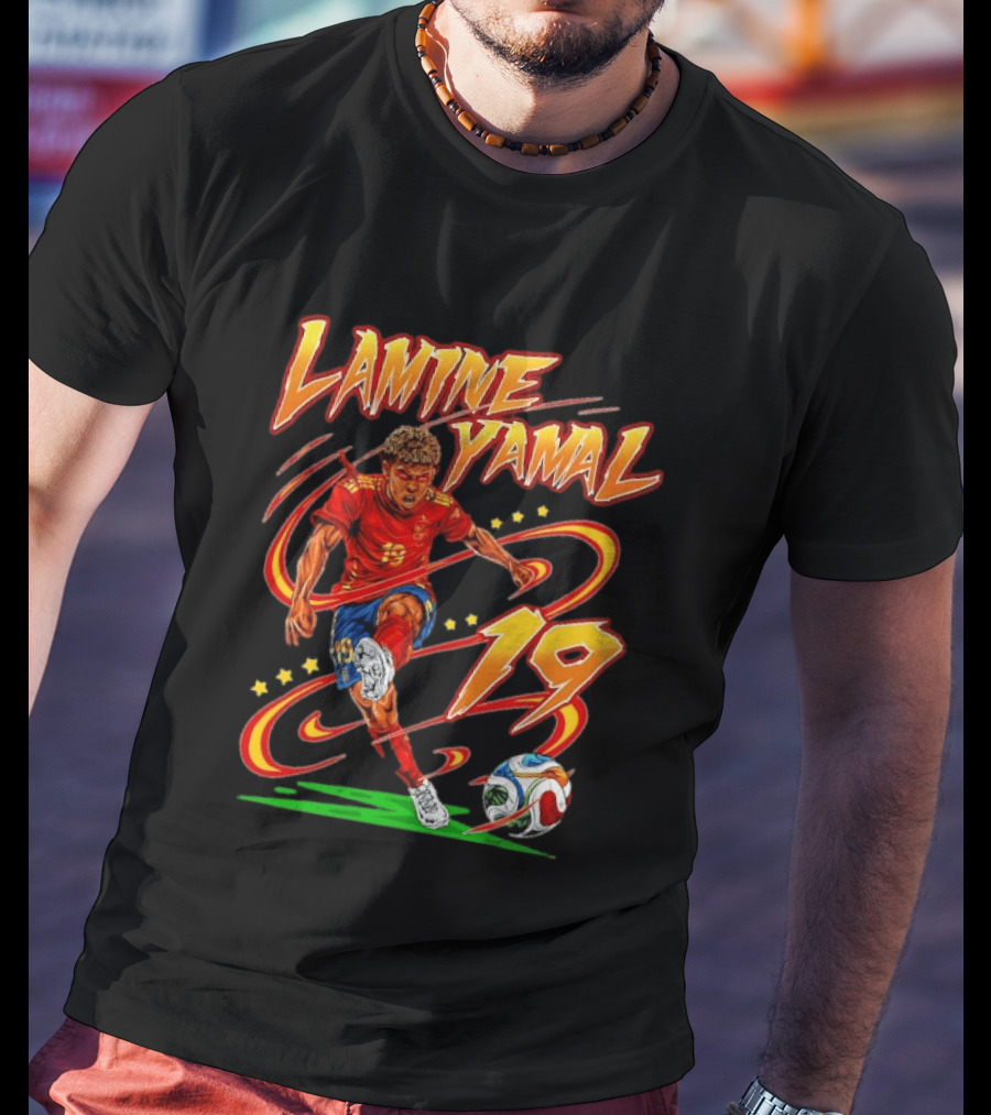 Lamine Yamal Spain National Football Team 19 Soccer Star T-Shirt