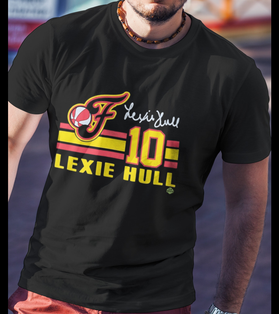 Lexie Hull 10 Indiana Fever WNBA Basketball T-Shirt