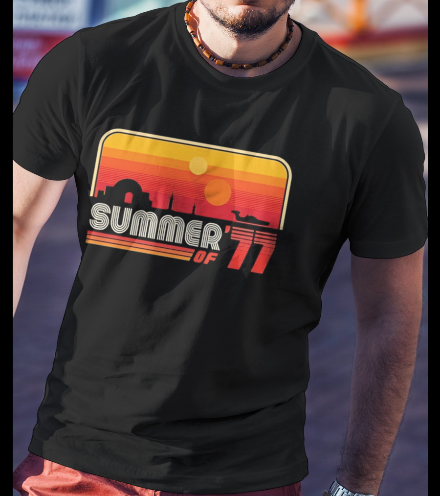 Summer Of '77 Retro Sunset Vibes T-Shirt