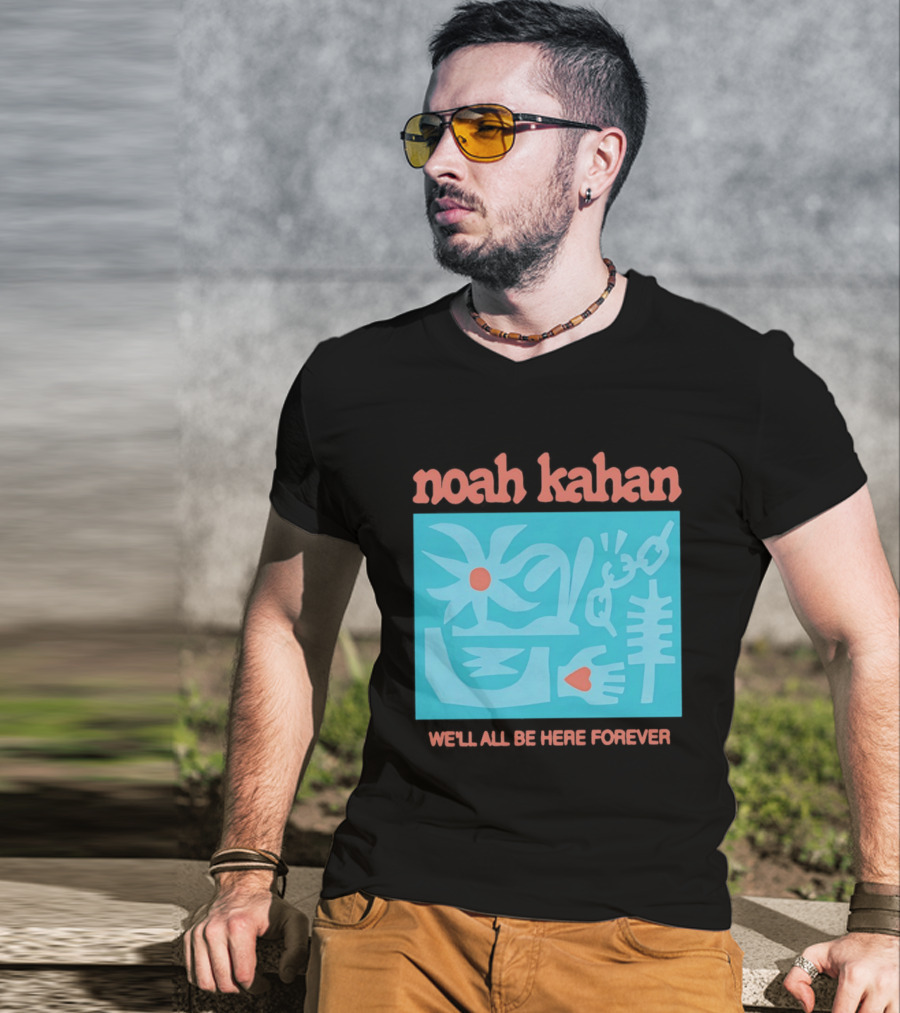 Noah Kahan We'll All Be Here Forever Abstract Symbols And Shapes T-Shirt