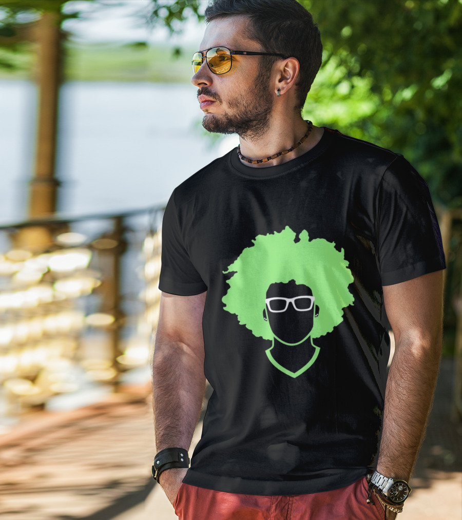 Olivia Miles Neon Afro Glasses Outline Minnesota Lynx T-Shirt