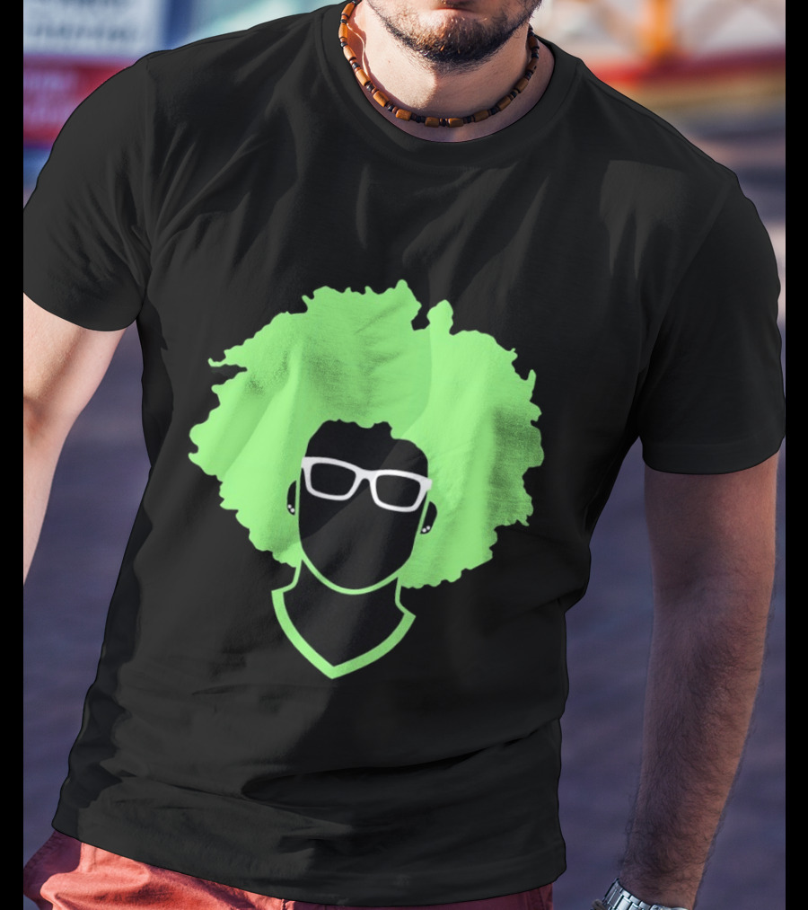 Olivia Miles Neon Afro Glasses Outline Minnesota Lynx T-Shirt
