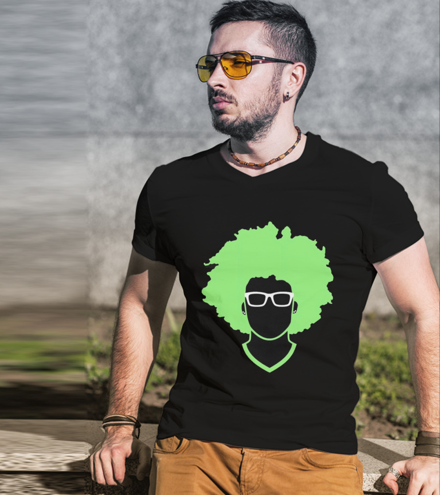 Olivia Miles Neon Afro Glasses Outline Minnesota Lynx T-Shirt