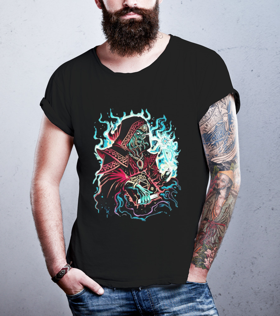 The Arch Lich Archlich Book Of Darkness Magic Dungeons And Dragons T-Shirt