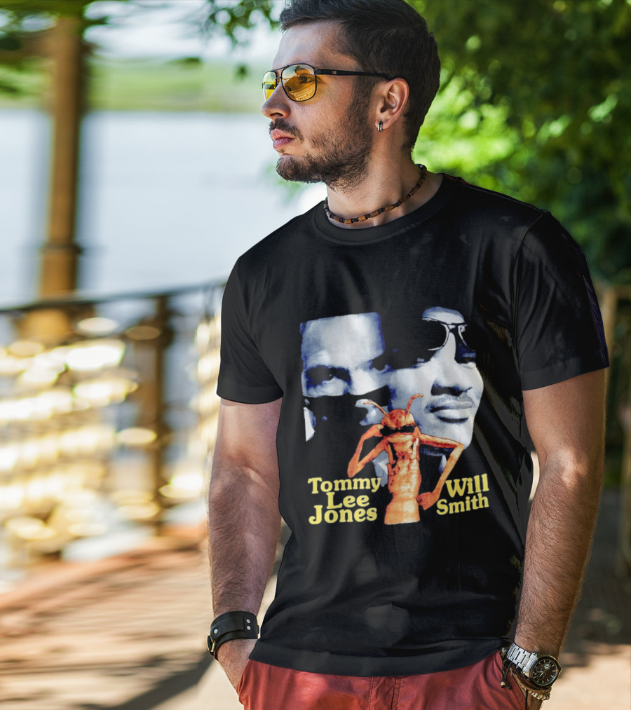 Tommy Lee Jones Will Smith Alien Men In Black T-Shirt