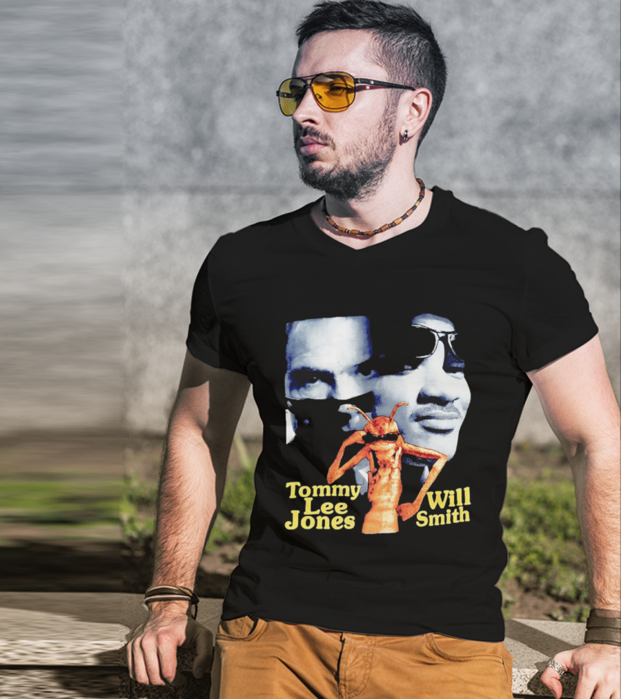 Tommy Lee Jones Will Smith Alien Men In Black T-Shirt