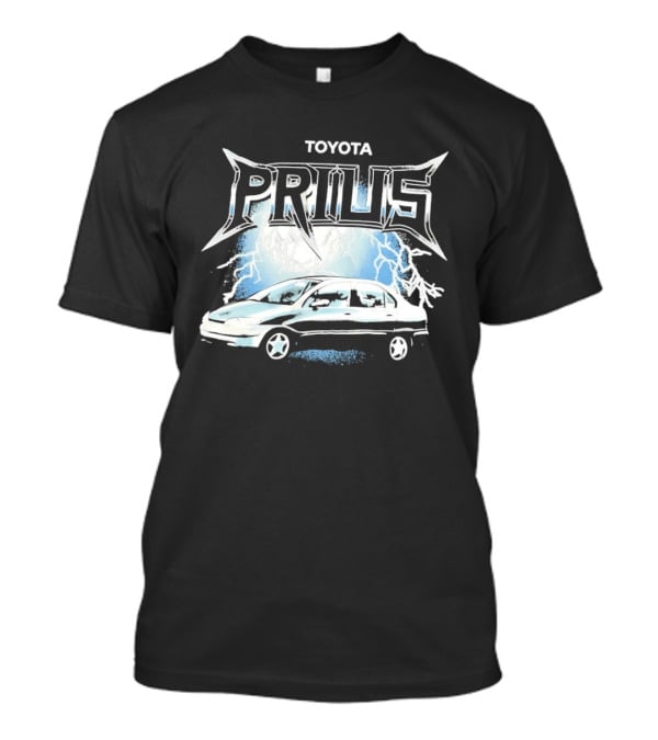 Toyota Prius Lightning Bolt Metal T-Shirt