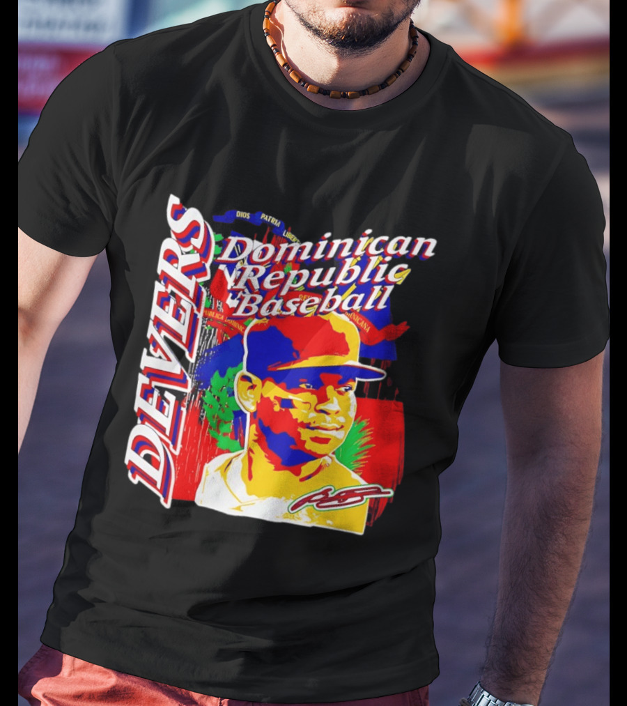 Rafael Devers Dominican Republic Baseball Boston Red Sox T-Shirt