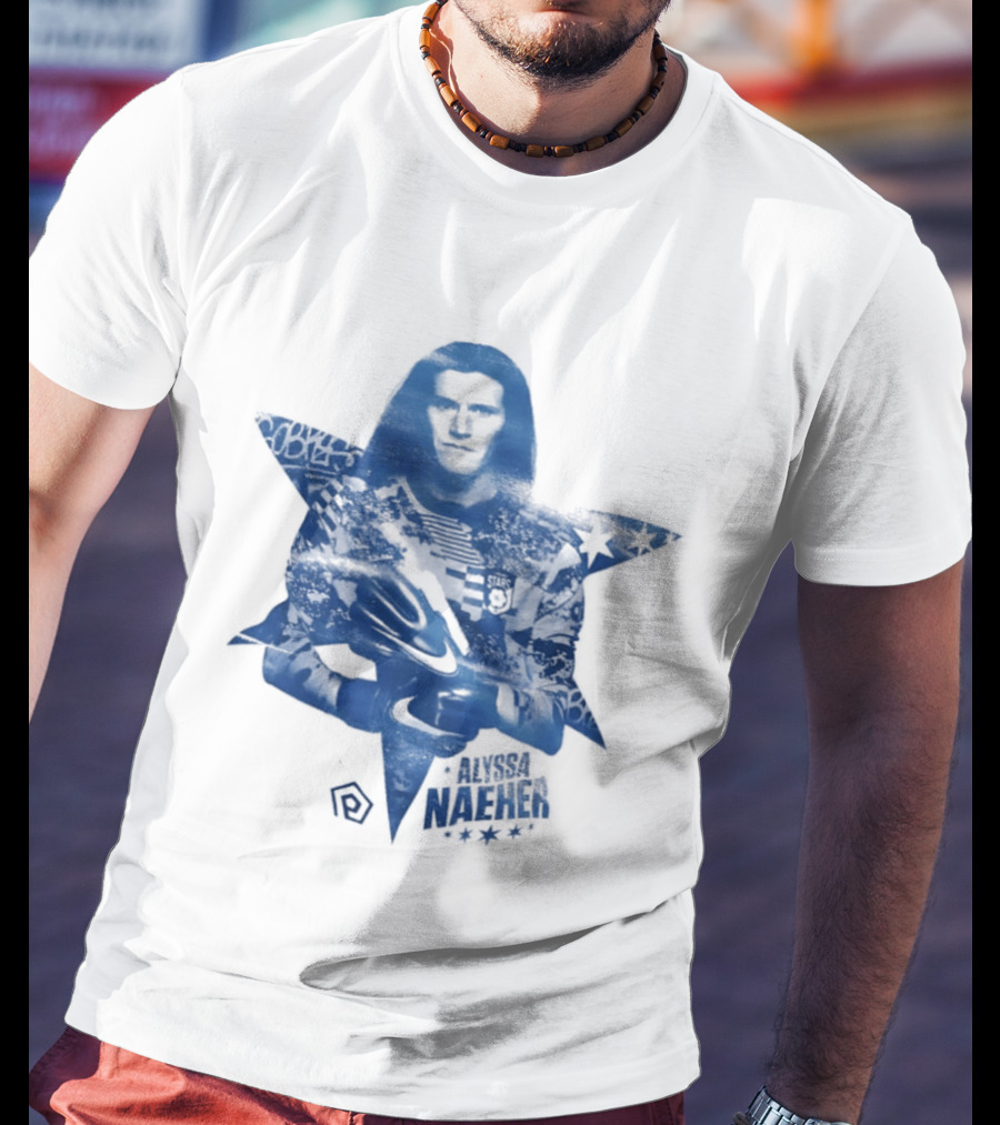 Alyssa Naeher Chicago Stars FC Blue Star T-Shirt