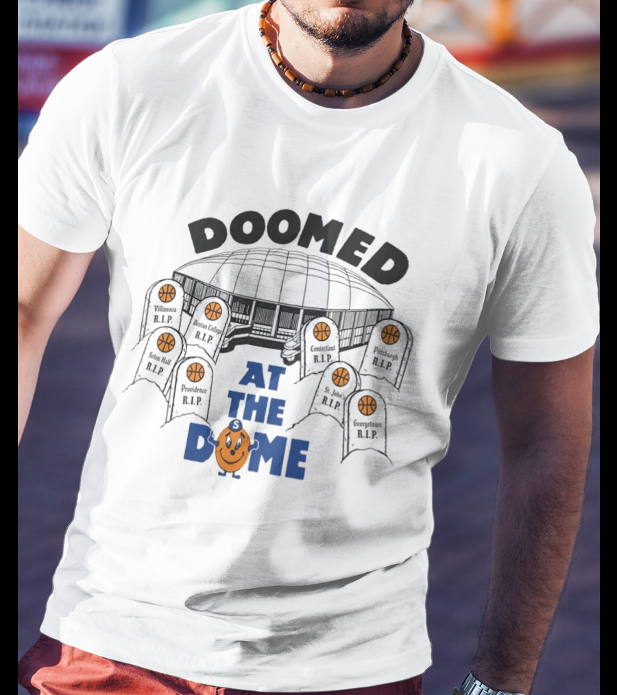 Doomed At The Dome Basketball Arena With Tombstones RIP T-Shirt