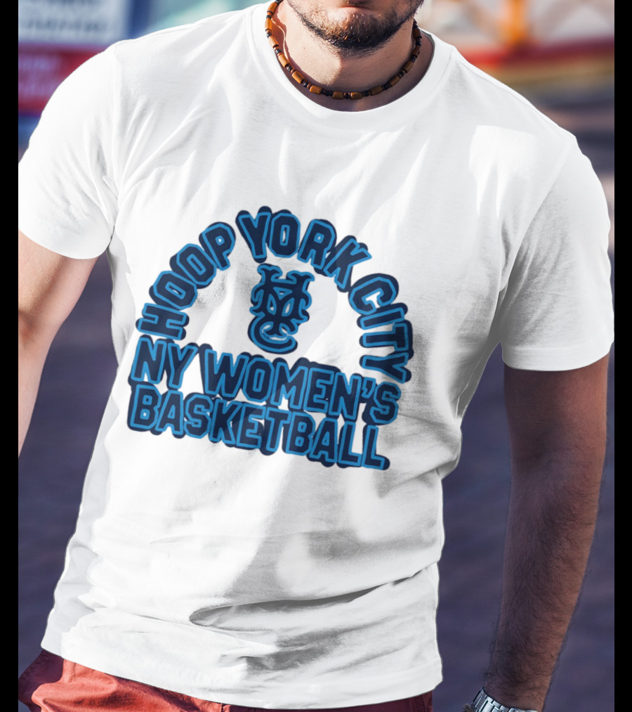 Hoop York City NY Women's Basketball New York Knickerbockers Basketball T-Shirt