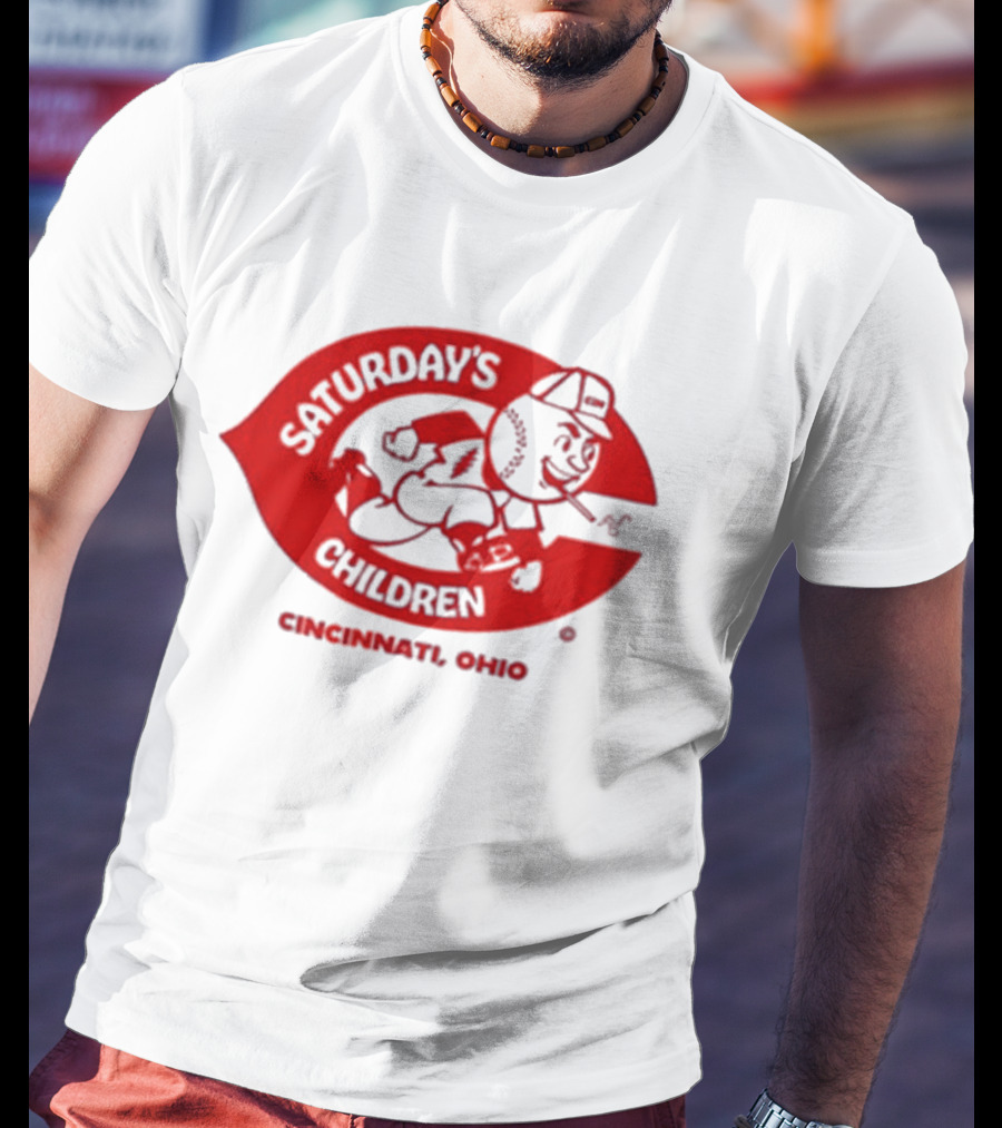 Saturday's Children Cincinnati Ohio Baseball T-Shirt
