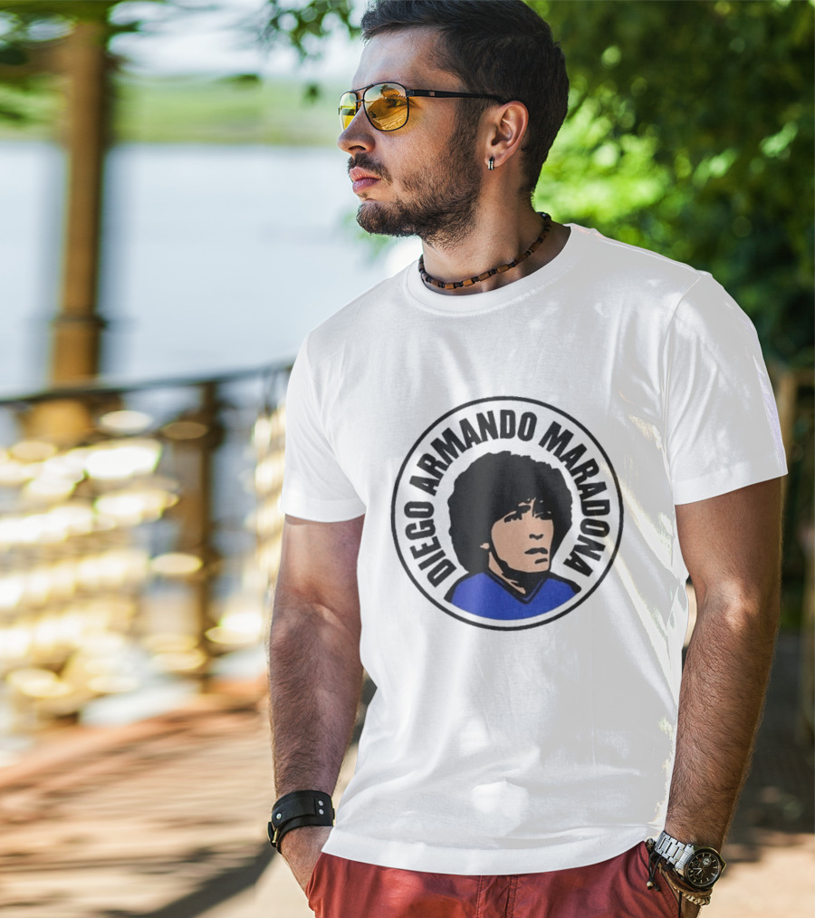 Trickett England Diego Armando Maradona Iconic Player T-Shirt
