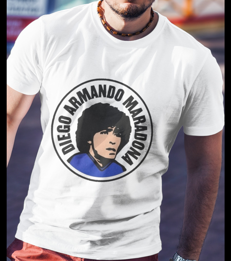 Trickett England Diego Armando Maradona Iconic Player T-Shirt