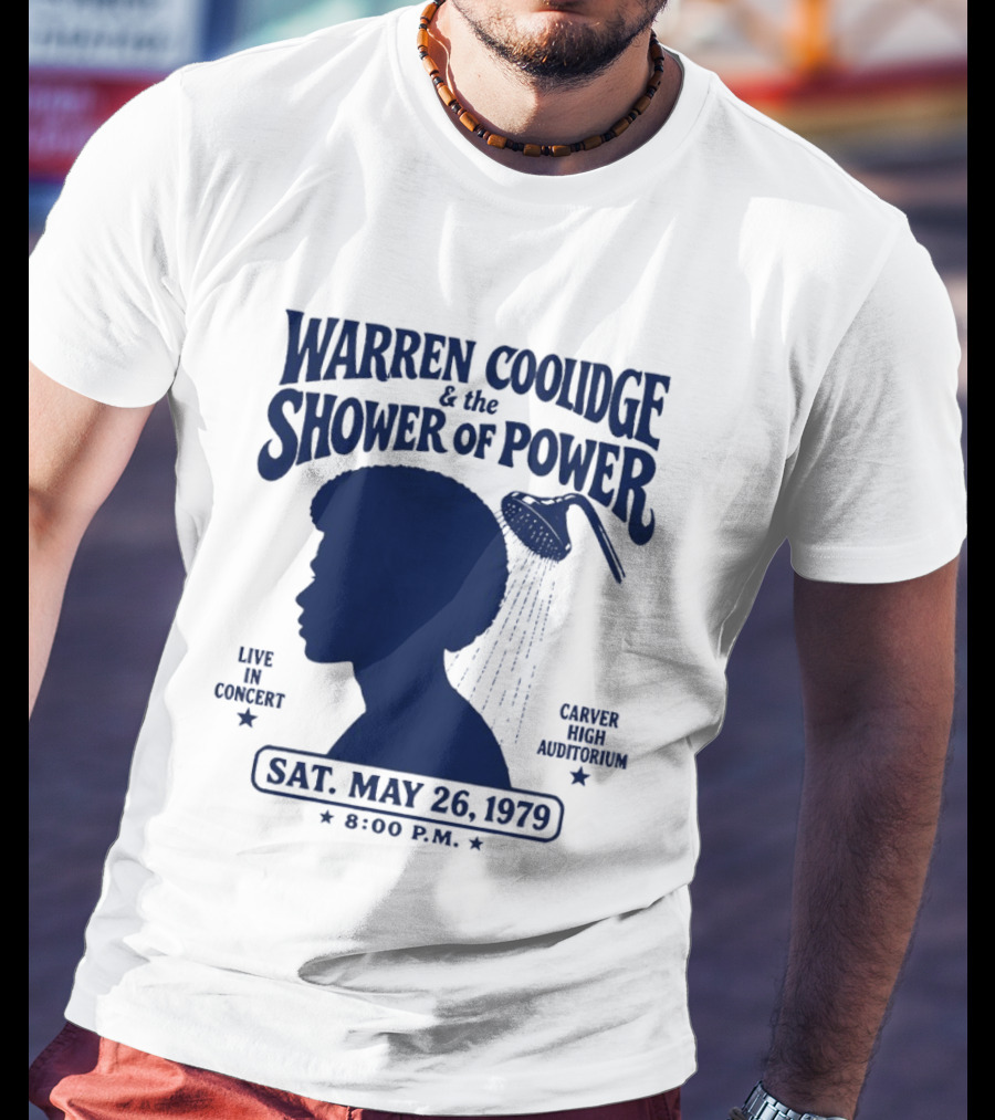 Warren Coolidge & The Shower Of Power Live In Concert Carver High Auditorium Sat May 26 1979 8:00 P.M. T-Shirt