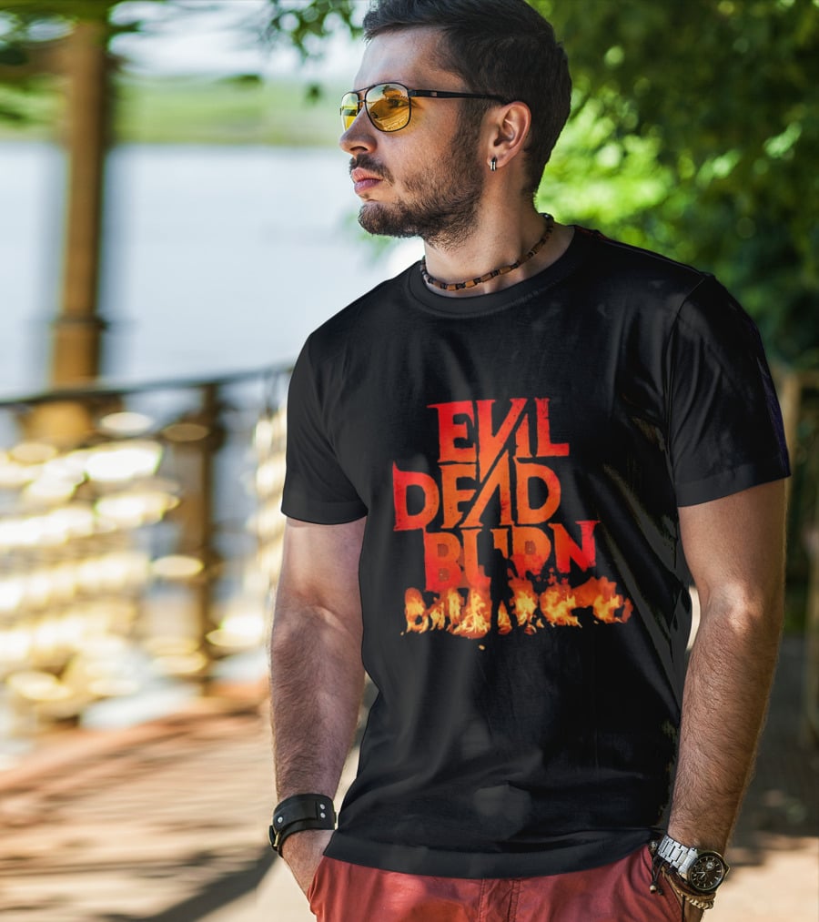 Evil Dead Burn Flaming T-Shirt