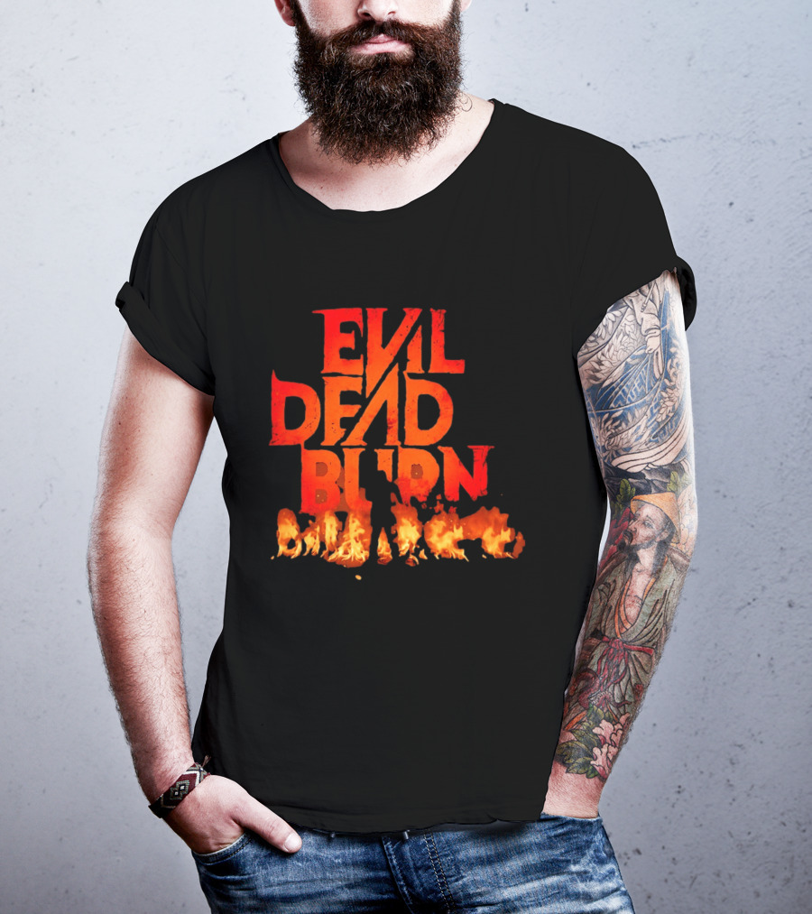 Evil Dead Burn Flaming T-Shirt