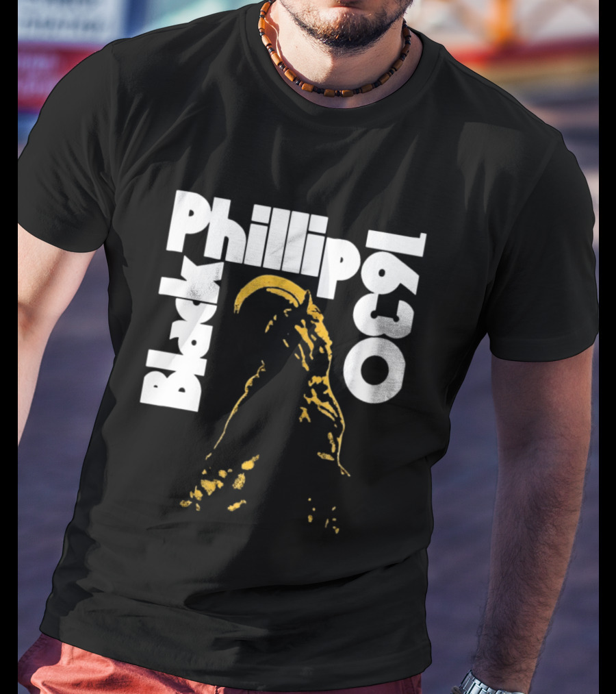 Black Phillip 1630 The Witch A24 Horror Movie T-Shirt
