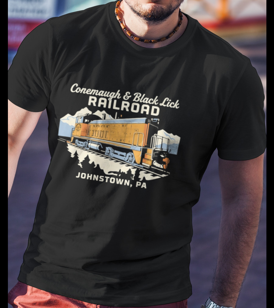 Conemaugh And Black Lick Railroad Locomotive Johnstown PA T-Shirt