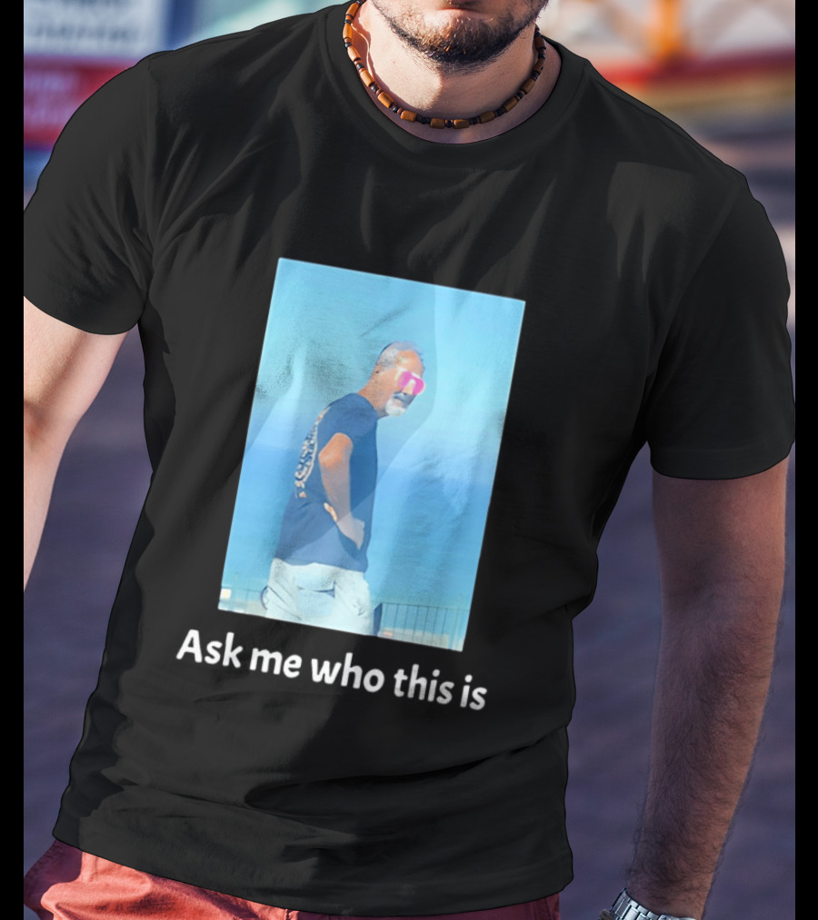 Ask Me Who This Is Hideo Kojima Scenic Beach T-Shirt