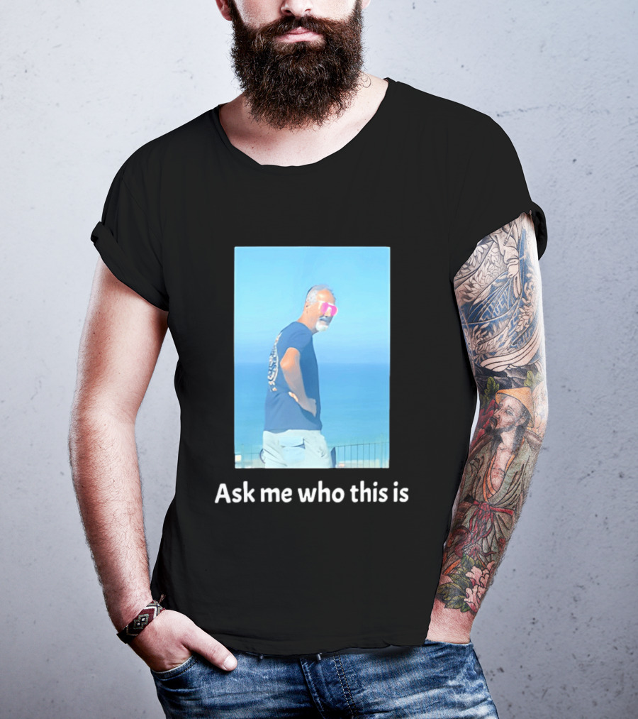 Ask Me Who This Is Hideo Kojima Scenic Beach T-Shirt