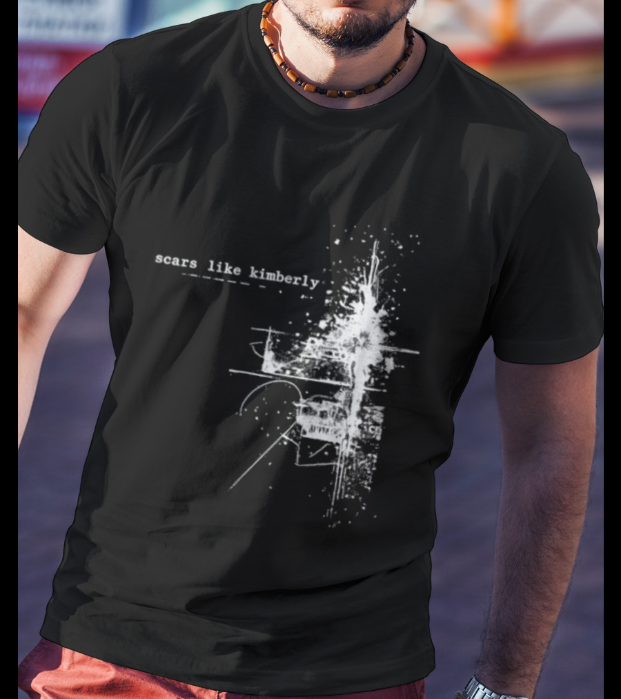 Scars Like Kimberly USA Tour 2026 Abstract White T-Shirt